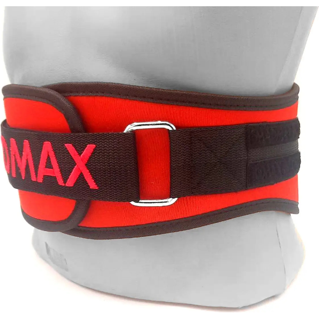 Атлетичний пояс MadMax MFB-421 Simply the Best неопреновий Red XL (MFB-421-RED_XL) - зображення 10