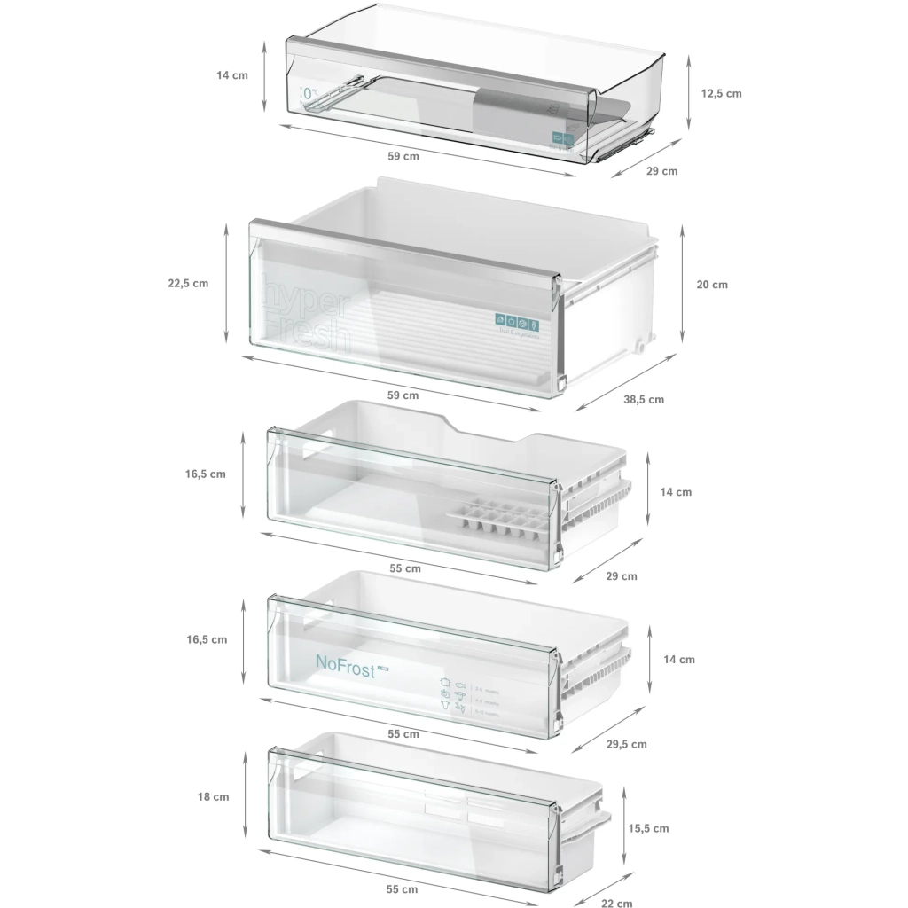 Холодильник Siemens KB96NADD0 - зображення 6