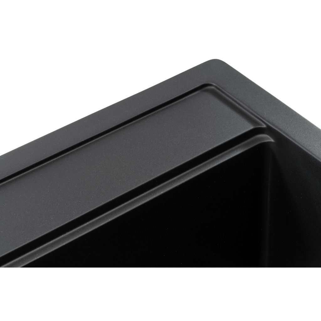 Мийка кухонна GRANADO ARTES black shine з сифоном (gr3601) - зображення 3