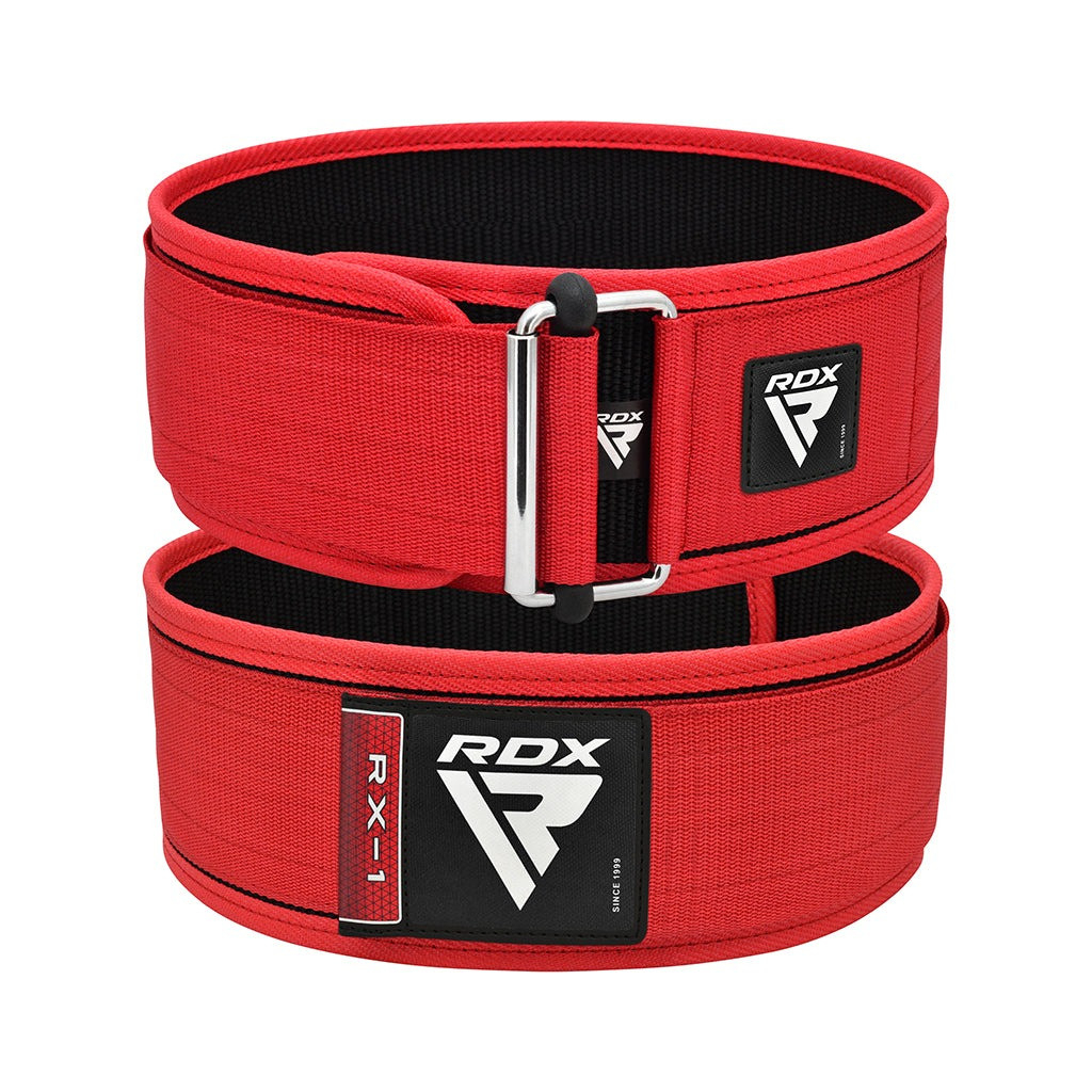 Атлетичний пояс RDX RX1 Weight Lifting Belt Red XL (WBS-RX1R-XL) - зображення 2
