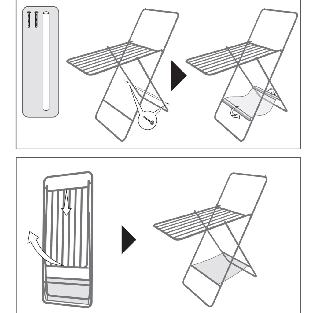 Сушарка для білизни Casa Si City 8m White Підлогова (CS92282W04) (DAS302865) - изображение 4