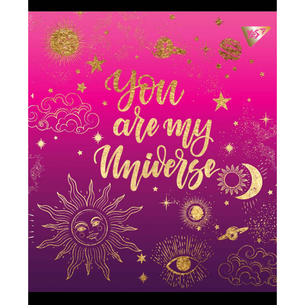 Зошит Yes А5 Cosmic System 18 аркушів клітинка (765179) - зображення 5