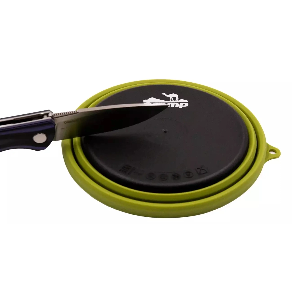 Миска туристична Tramp силіконова з пластиковим дном 550 мл Olive (UTRC-123-olive) - зображення 4