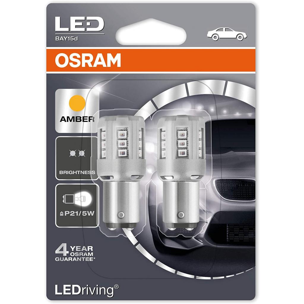 Автолампа Osram світлодіодна (OS 1457 YE-02B) - зображення 3