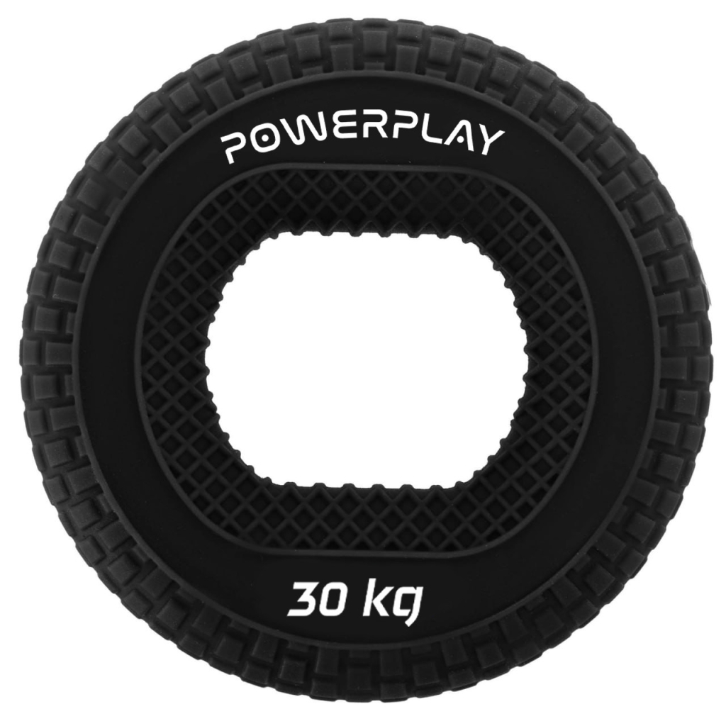 Еспандер PowerPlay PP-4333 Hand Grip Hard 30 кг Чорний (PP_4333_Black_30kg) - зображення 1
