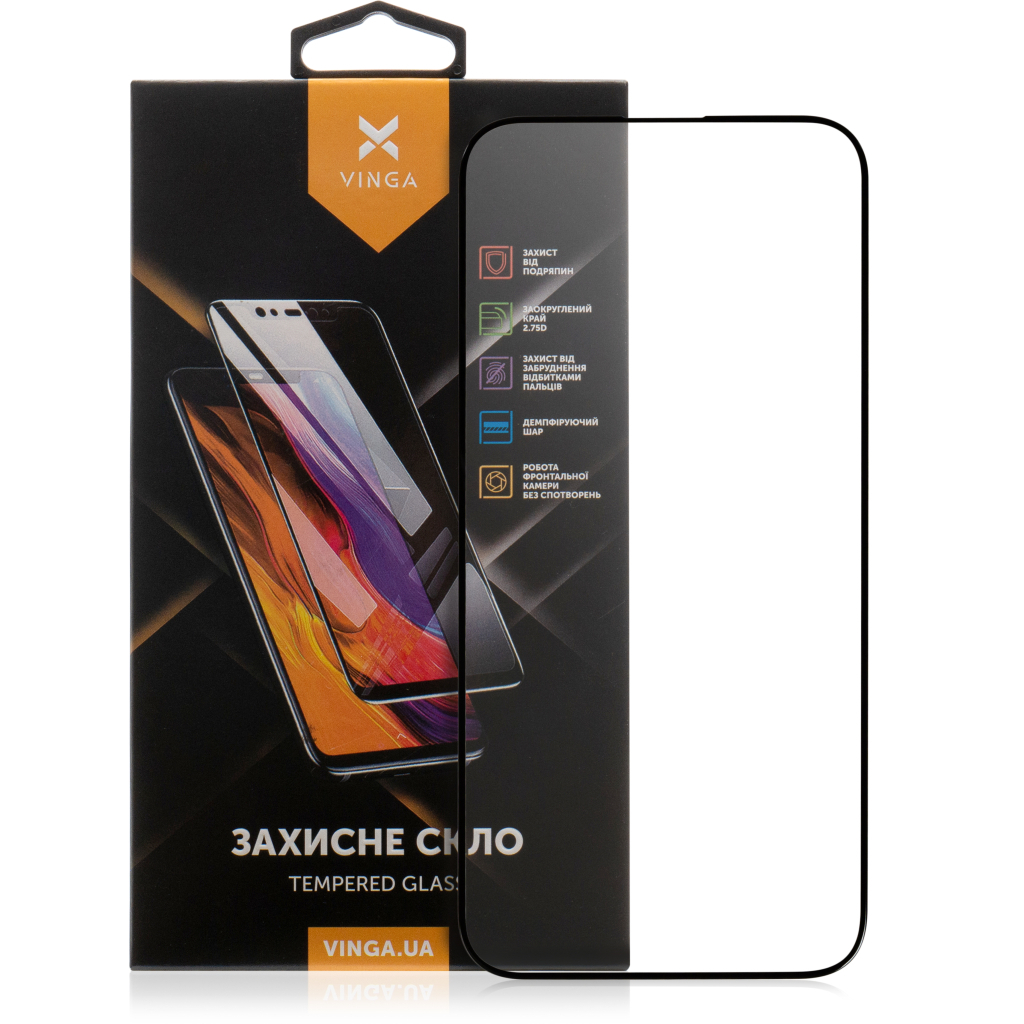 Скло захисне Vinga Apple iPhone 15 Pro Max (VGIP15PM) - зображення 1