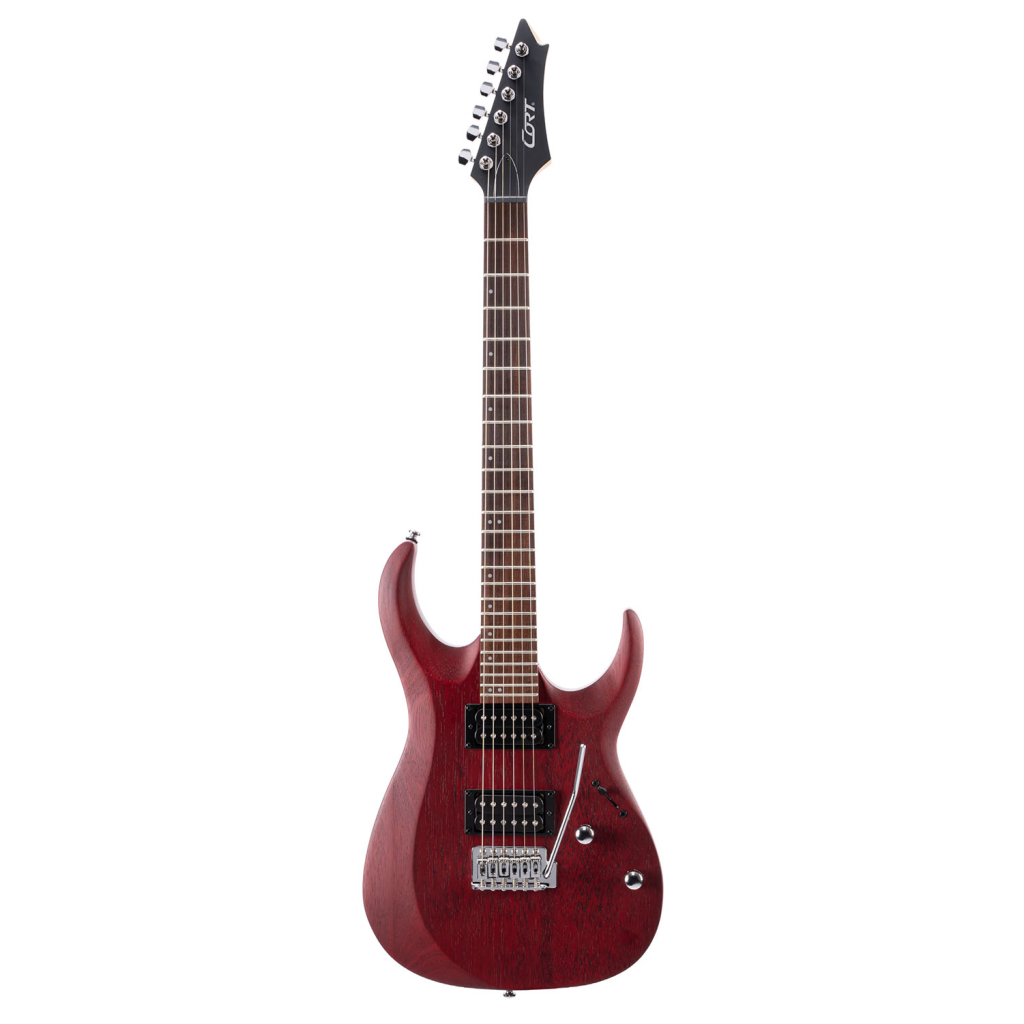 Електрогітара Cort X100 Open Pore Black Cherry (X100 OPBC) - зображення 1