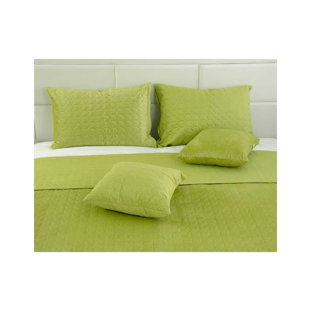Покривало Руно двостороннє VeLour Зелене 220х240 см (330.55_Green banana) - зображення 5