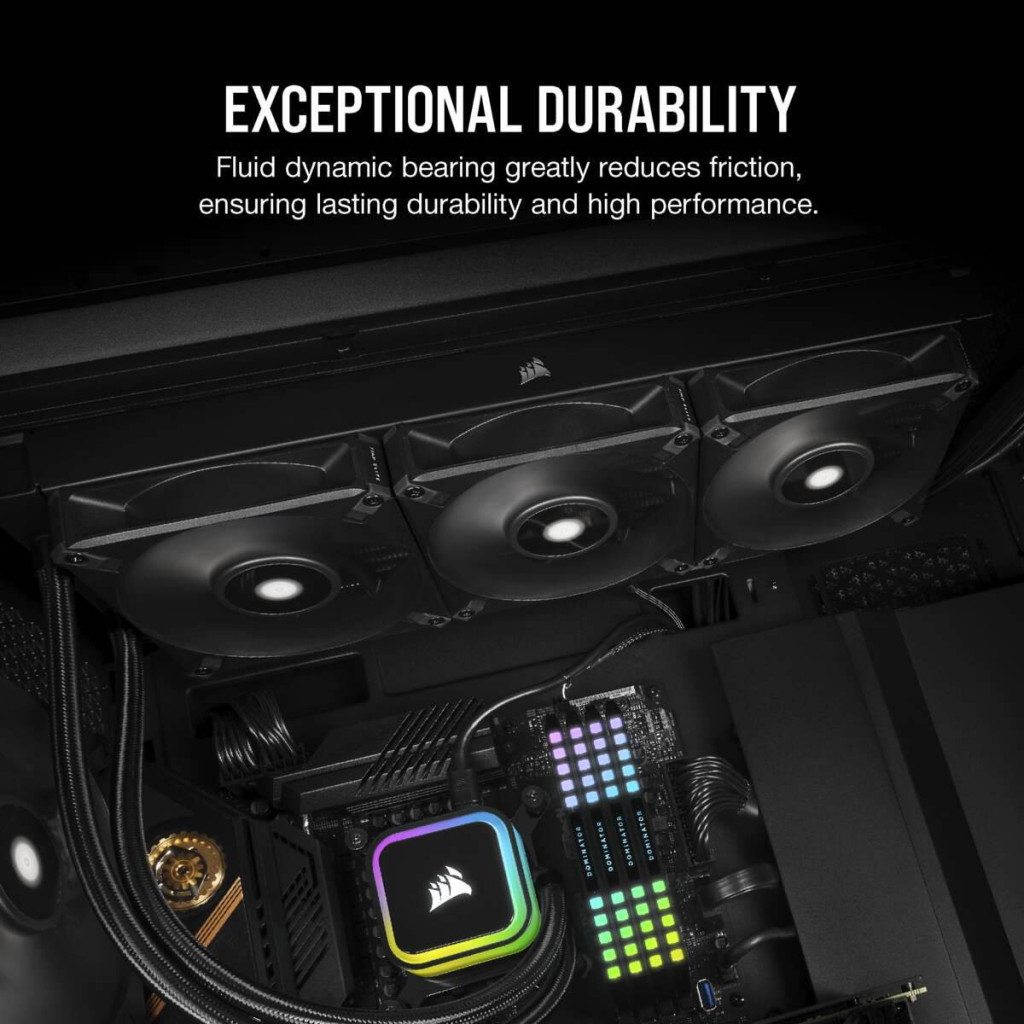 Кулер до корпусу Corsair AF120 Elite High-Performance Black (CO-9050140-WW) - зображення 6