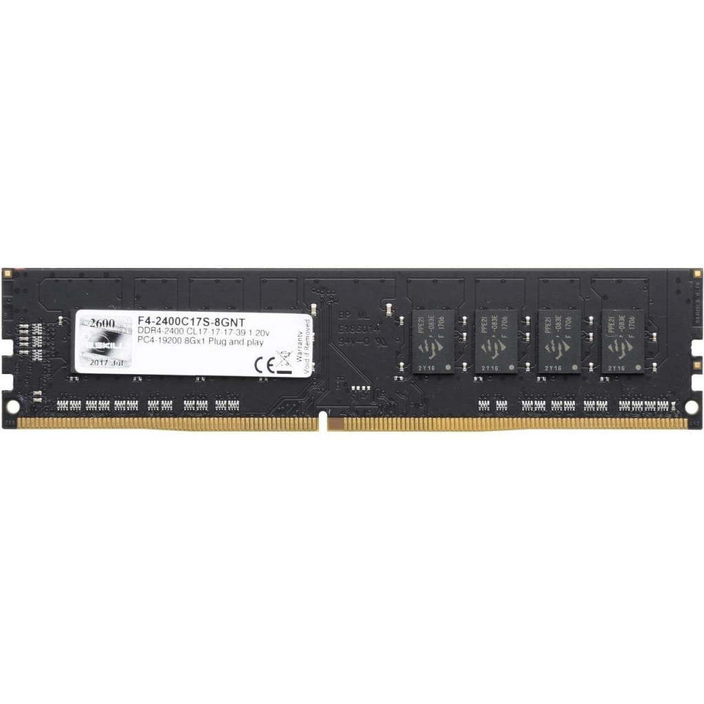 Модуль пам'яті для комп'ютера DDR4 8GB 2400 MHz G.Skill (F4-2400C17S-8GNT) - зображення 1