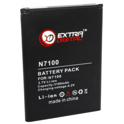 Акумуляторна батарея Extradigital Samsung GT-N7100 Galaxy Note 2 (3100 mAh) (BMS6317) - зображення 1
