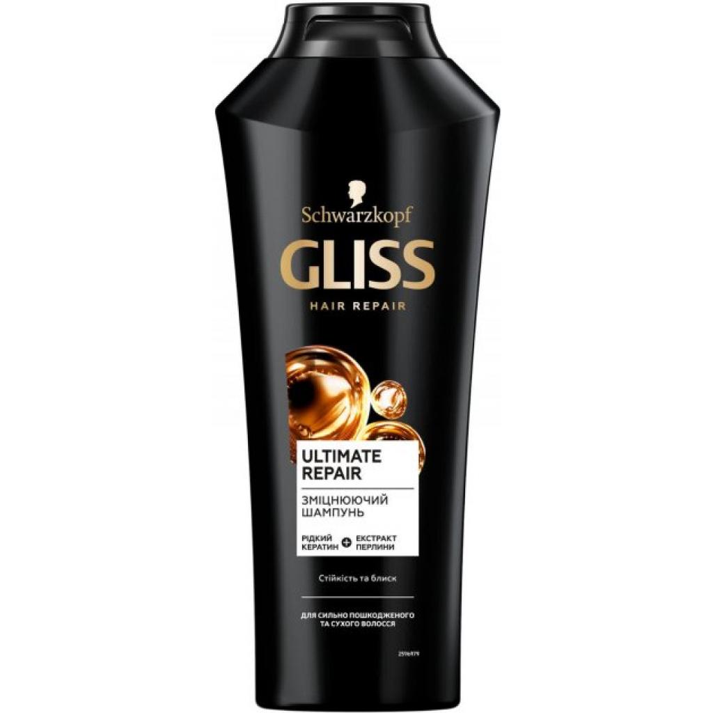Шампунь Gliss Ultimate Repair для пошкодженого та сухого волосся 400 мл (9000100663410) - зображення 1