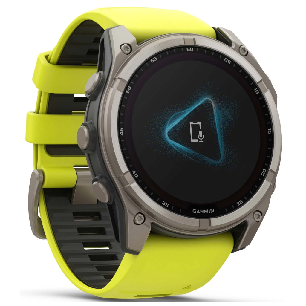 Смарт-годинник Garmin fenix 8 51mm,Saph Solar, BareTi/Graphite,AmpYe/GrphBnd (010-02907-21) - изображение 9