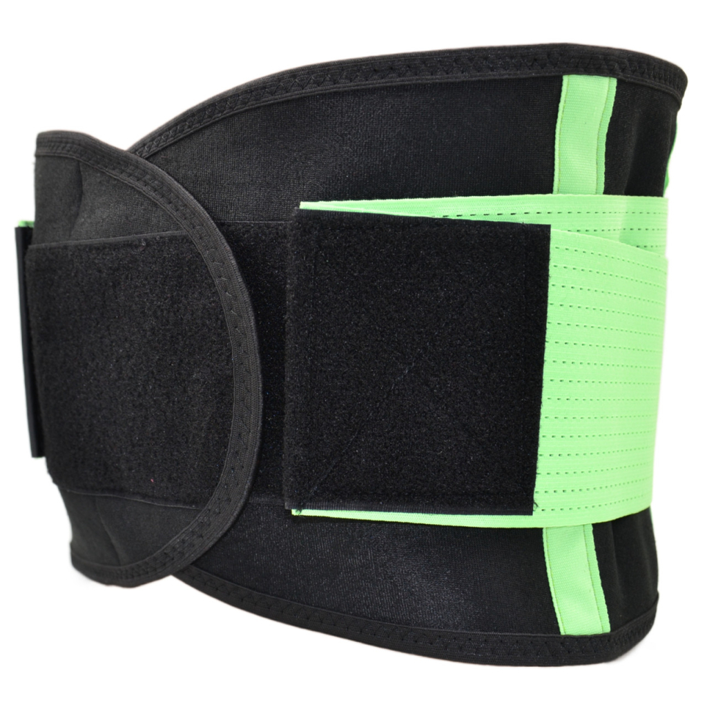 Пояс компресійний MadMax MFA-277 Slimming belt Black/neon green L (MFA-277-GRN_L) - зображення 4