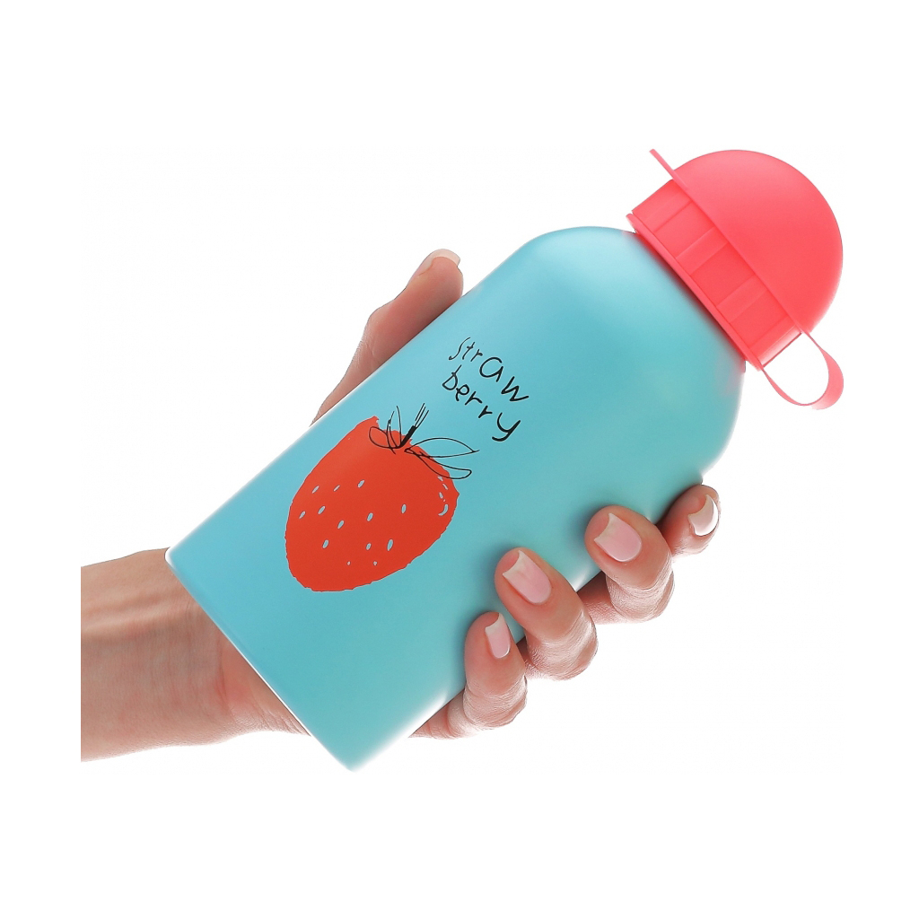 Поїльник-непроливайка Cool For School Strawberry, 500 мл., блакитна (CF61303) - зображення 4
