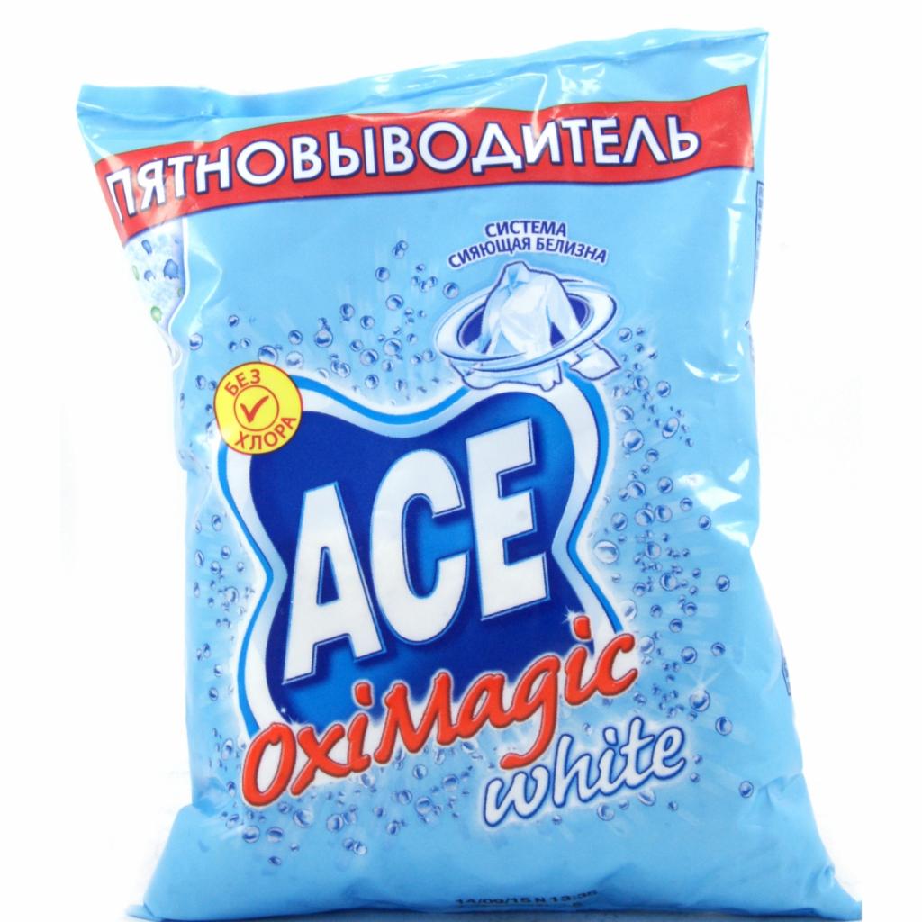 Засіб для видалення плям ACE Oxi Magic White 200 г (8001480022508) - зображення 1