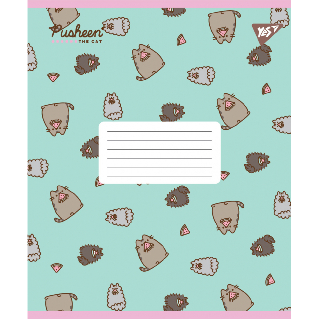 Зошит Yes Pusheen Candy А5 12 аркушів коса лінія (767599) - зображення 6
