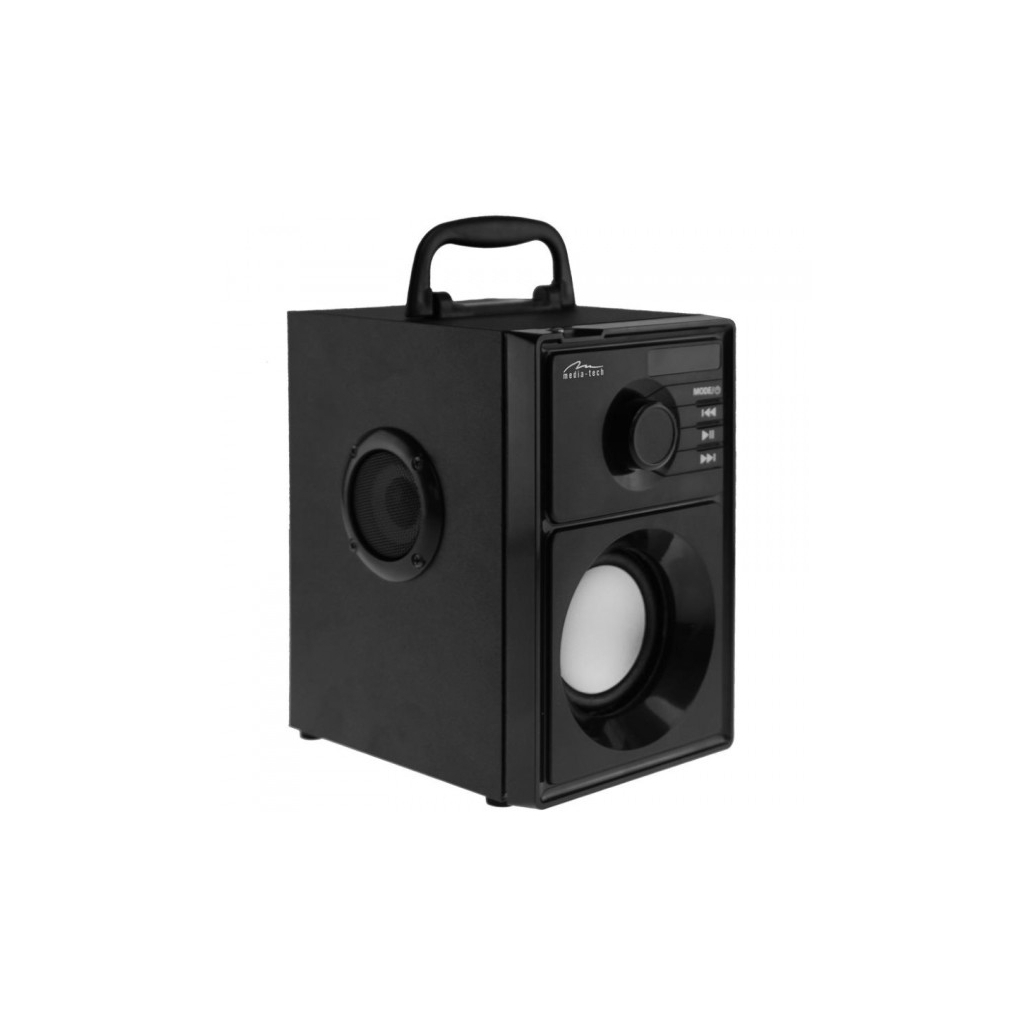 Акустична система Media-Tech Boombox BT 15W Black (MT3179) - зображення 2