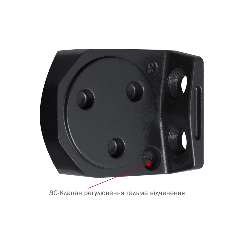 Доводчик двері Ryobi D-2055V BLACK - зображення 5