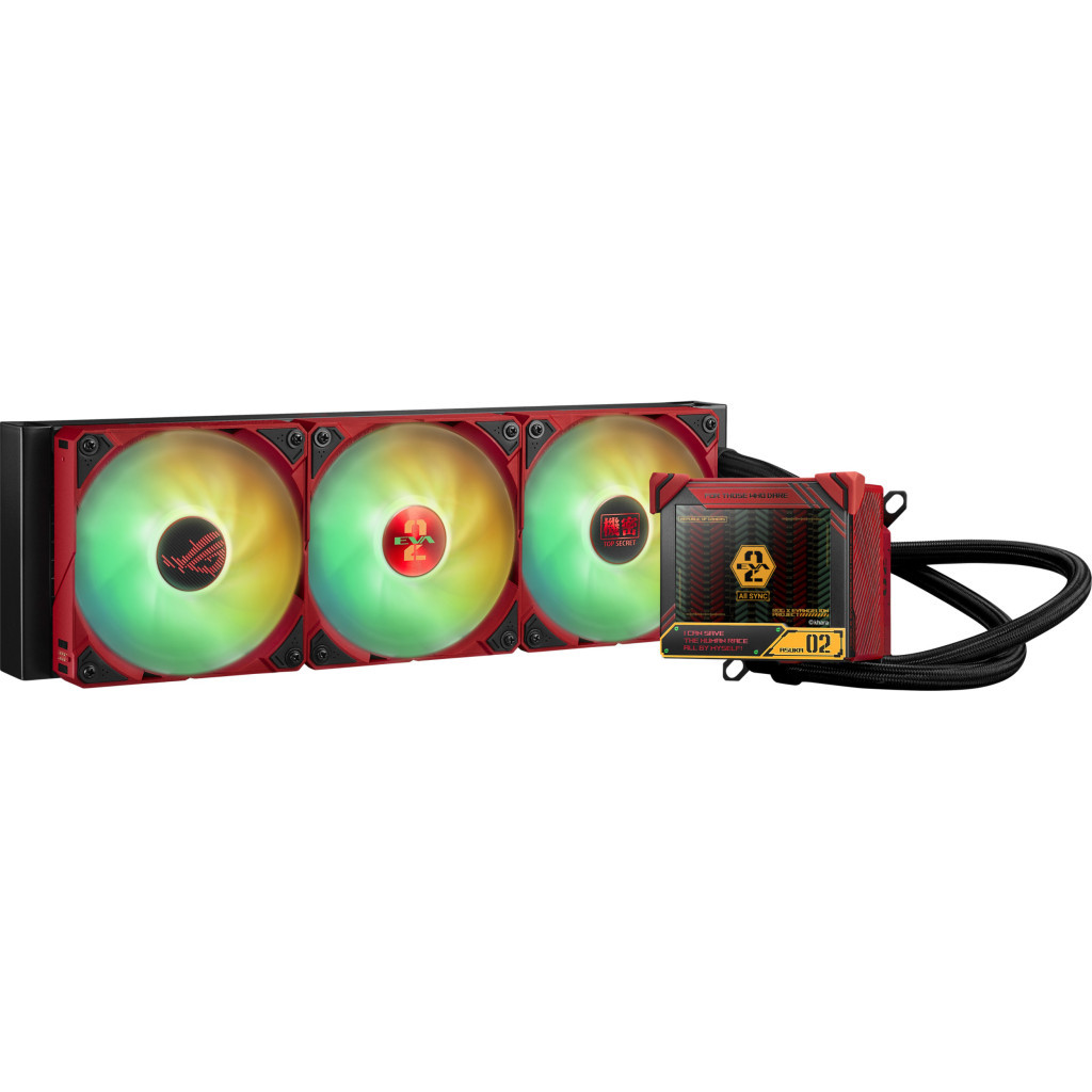 Система рідинного охолодження ASUS ROG RYUJIN III 360 ARGB EVA-02 Edition (90RC00L3-M0UAY0) - зображення 1