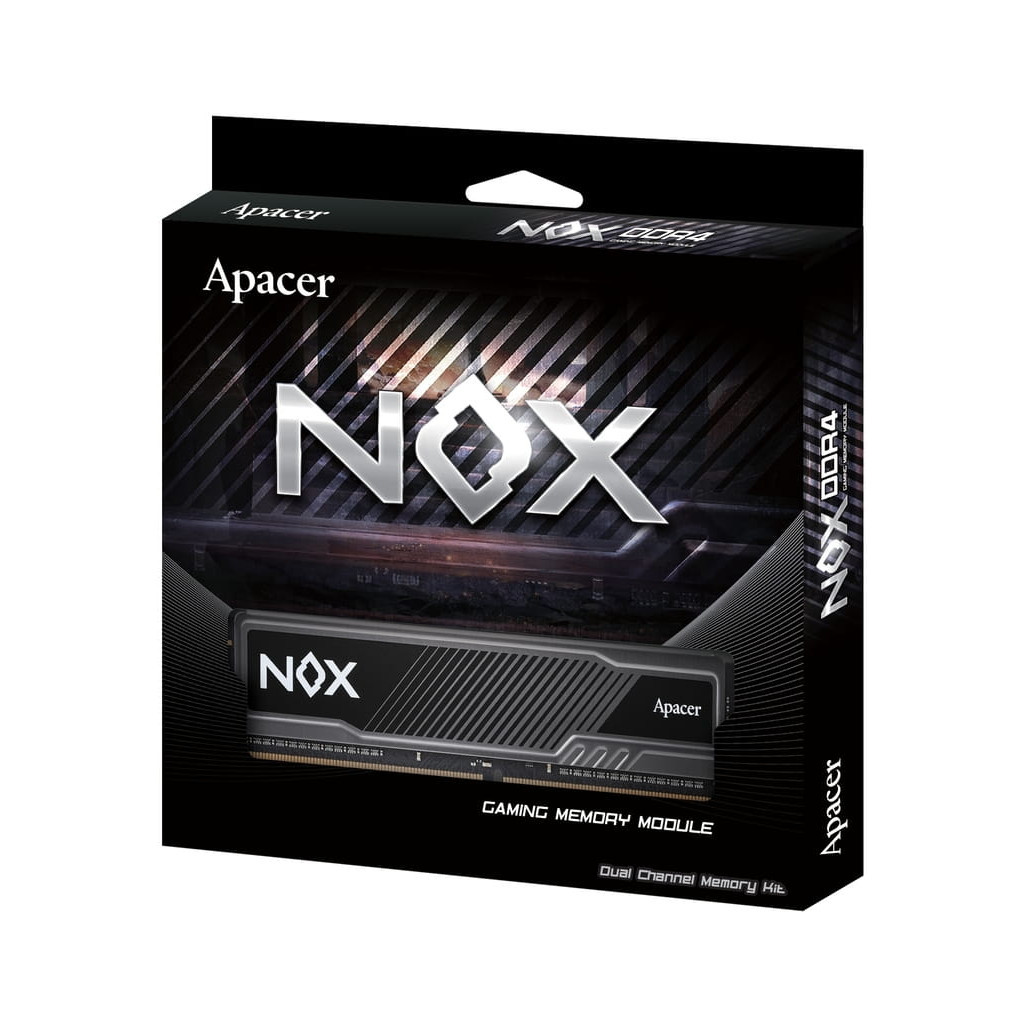 Модуль пам'яті для комп'ютера DDR4 32GB (2x16GB) 3600 MHz NOX Apacer (AH4U32G36C25YMBAA-2) - зображення 5