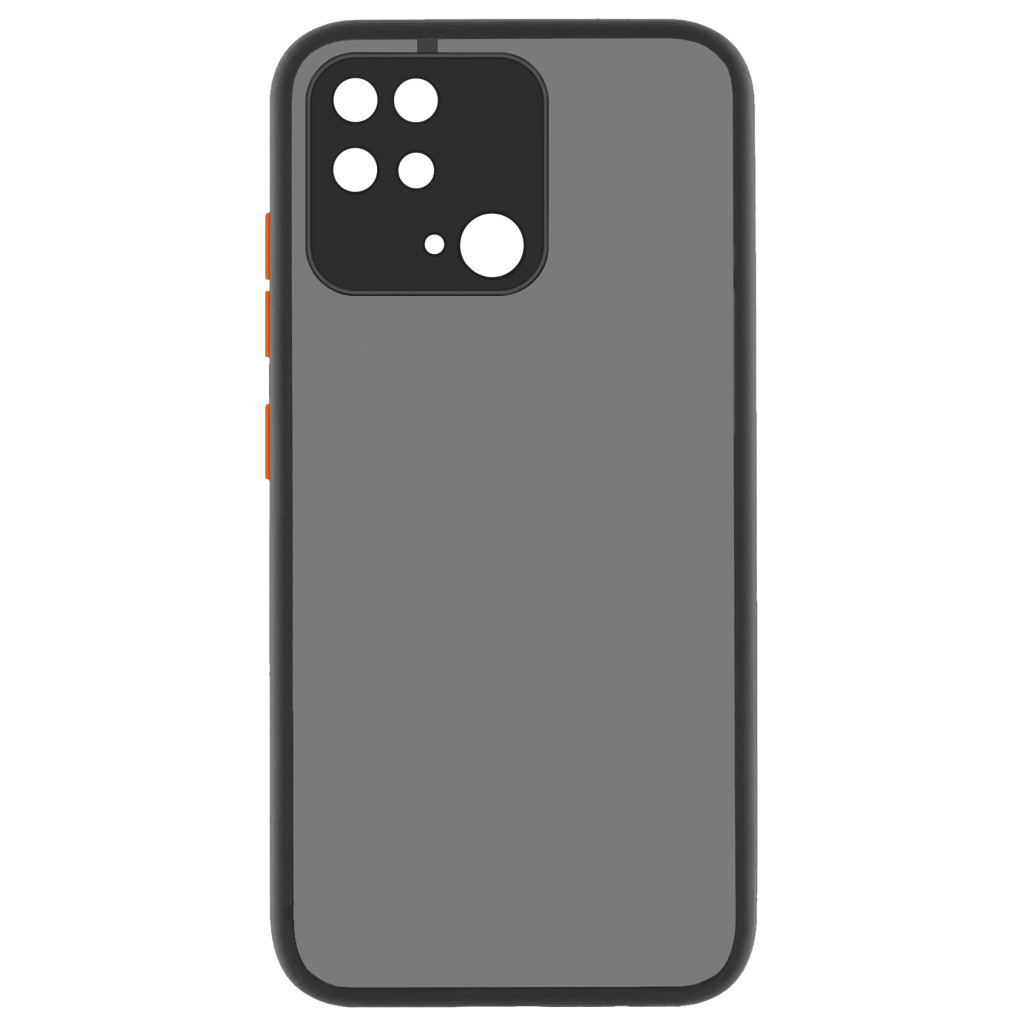 Чохол до мобільного телефона MakeFuture Xiaomi Redmi 10C Frame (Matte PC+TPU) Black (MCMF-XR10CBK) - зображення 1