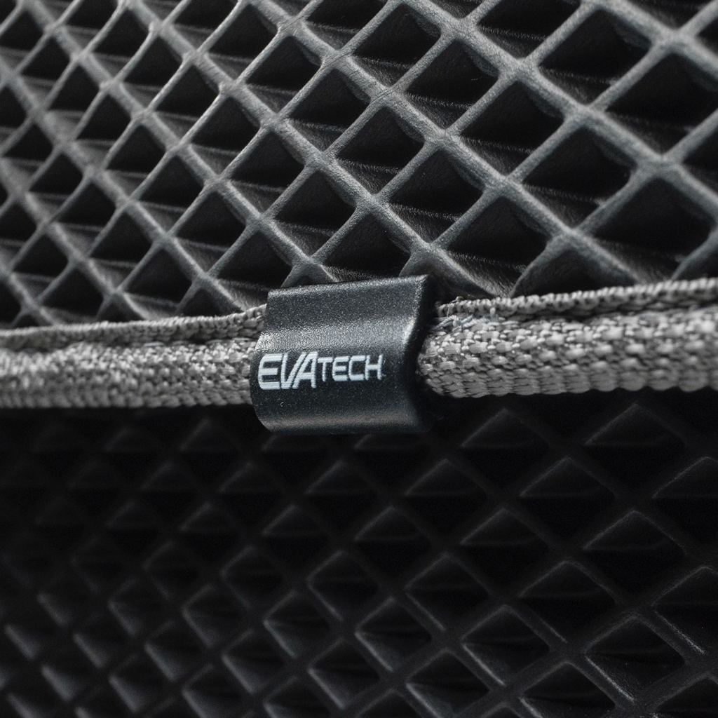 Сумка-органайзер EVAtech L-PRO 32x75x30 см. Ромб чорний з сірим кантом (BS13641OL3RBG) - зображення 2