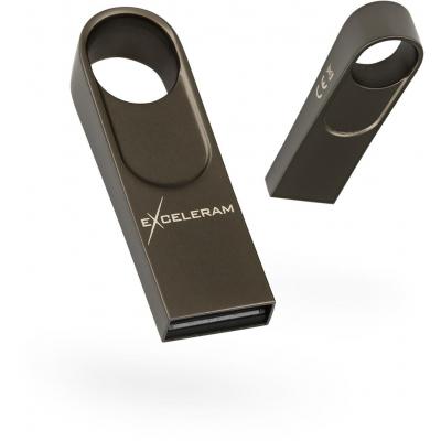 USB флеш накопичувач eXceleram 64GB U5 Series Dark USB 2.0 (EXP2U2U5D64) - зображення 1