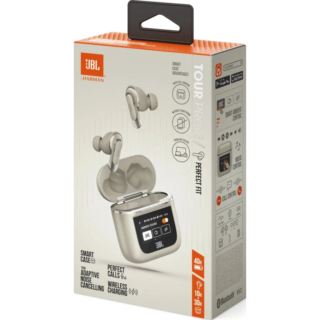 Навушники JBL Tour Pro 2 TWS Champagne (JBLTOURPRO2CPG) - зображення 8
