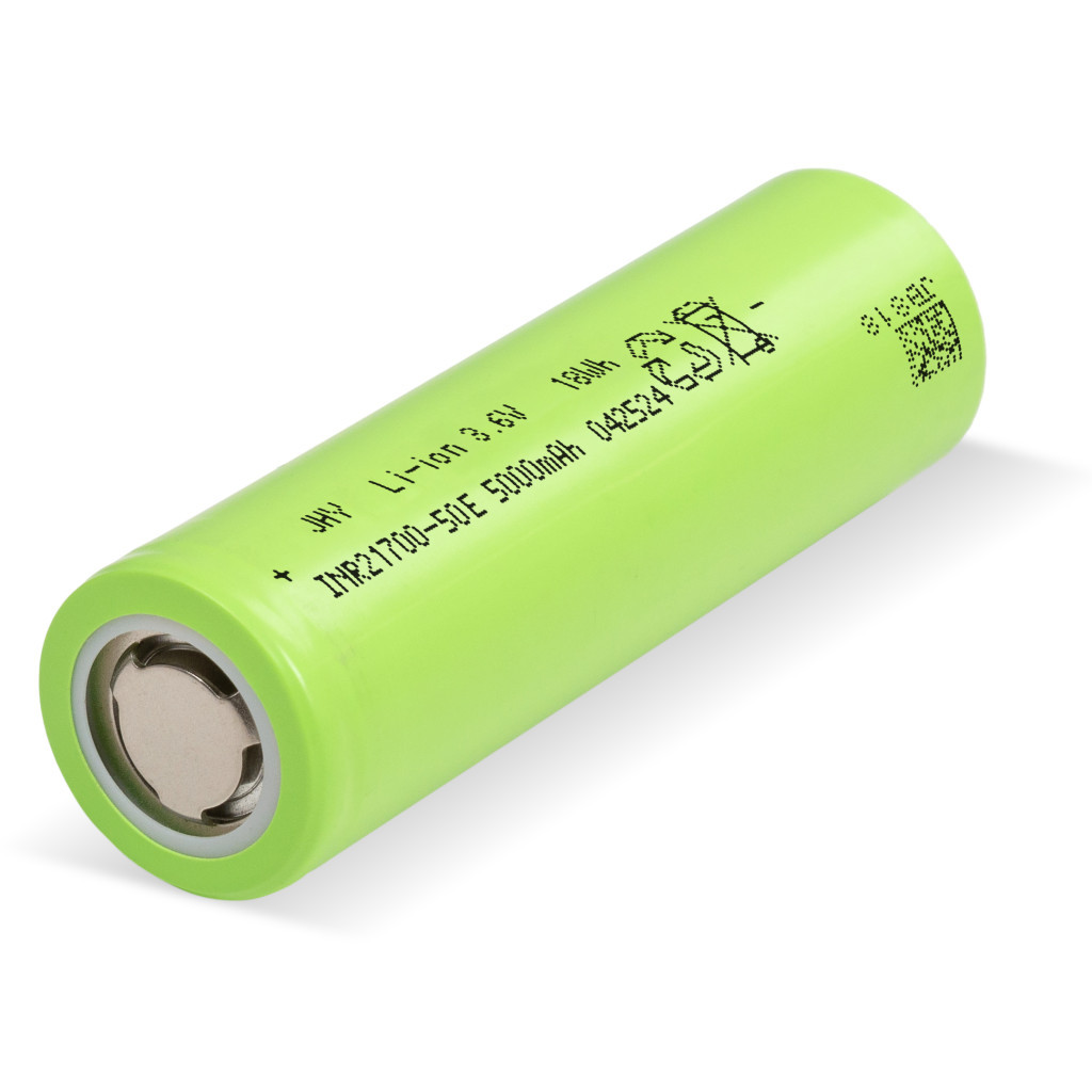 Акумулятор JHY 21700 Li-Ion 5000mAh 3.6V 15A (INR21700-50E) - зображення 3