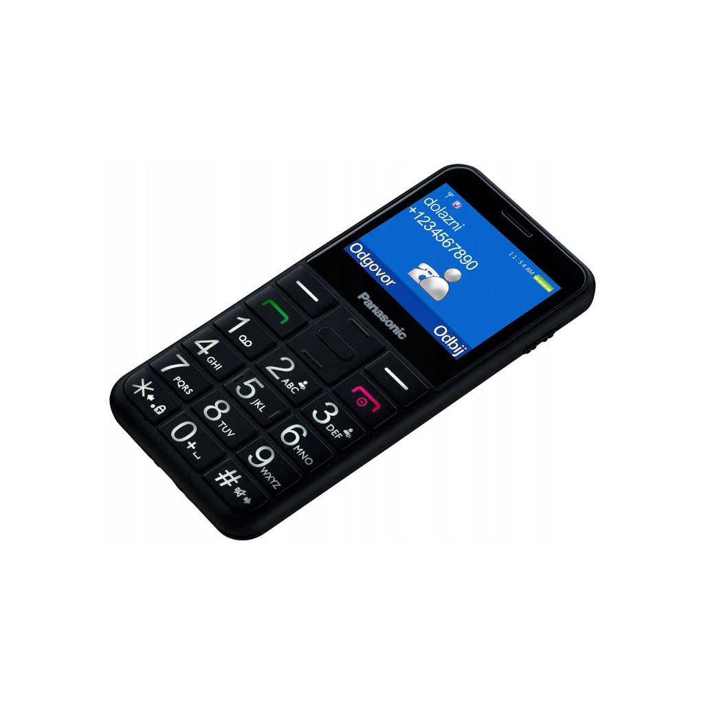 Мобільний телефон Panasonic KX-TU155 Black (KX-TU155EXBN) - зображення 2