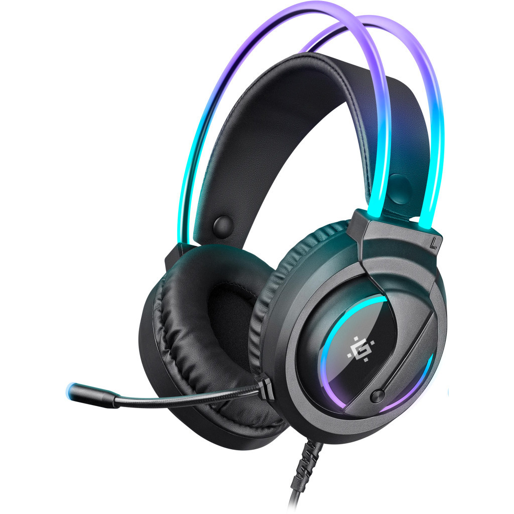 Навушники Defender Flame RGB Black (64555) - зображення 2