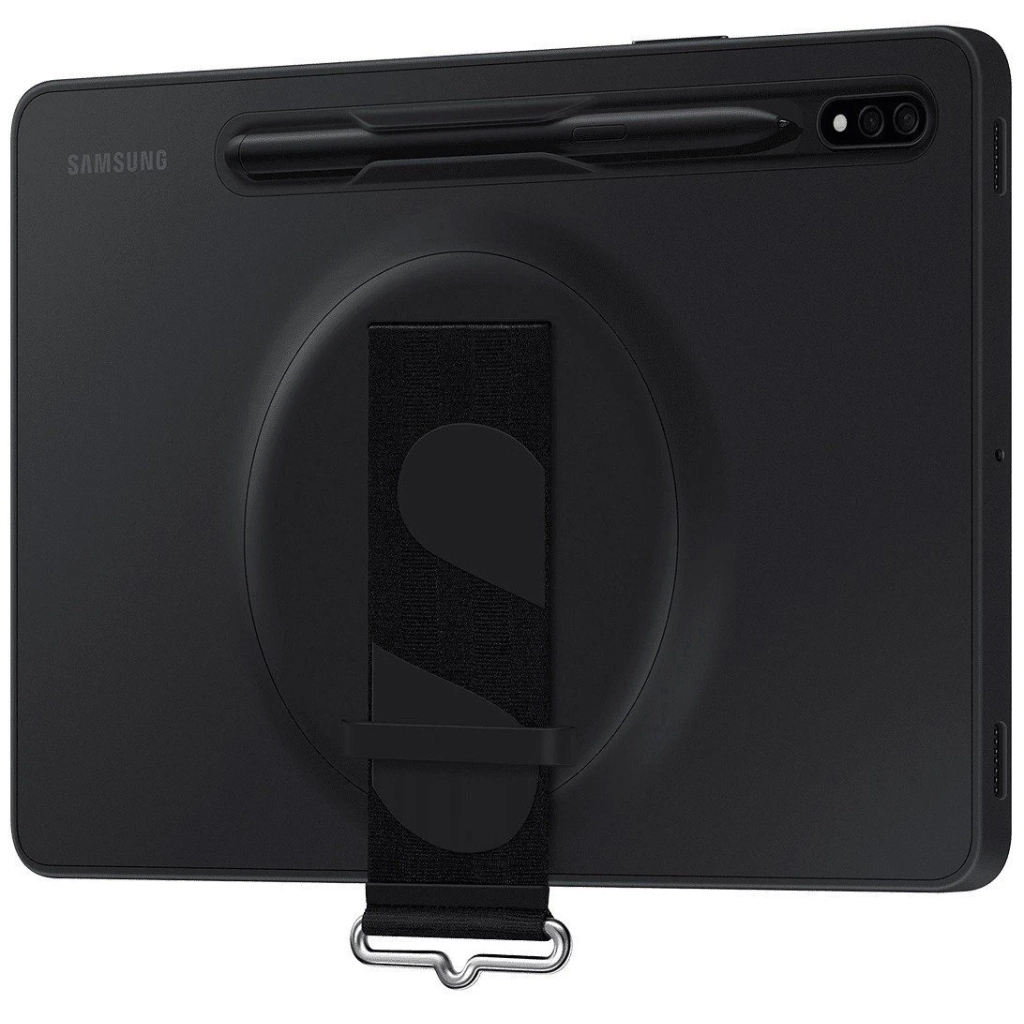 Чохол до планшета Samsung Strap Cover Tab S7/S8 (T870/X700) Black (EF-GX700CBEGRU) - зображення 3