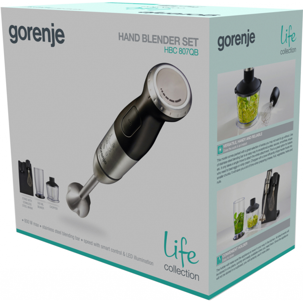 Блендер Gorenje HBC807QB - зображення 3
