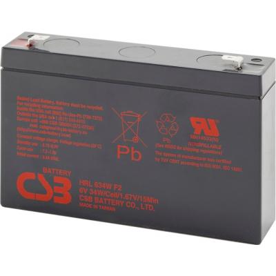 Батарея до ДБЖ CSB 6В 9 Ah (HRL634WF2/ HRL634WF2FR) - зображення 1
