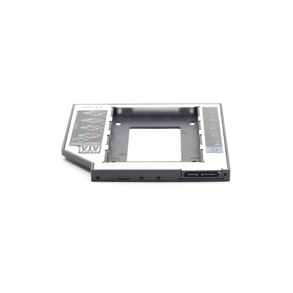 Фрейм-перехідник Gembird 2.5" HDD/SSD to laptop slim 5.25'' bay (MF-95-01) - зображення 4