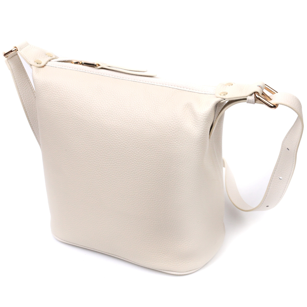 Сумка Vintage З натуральної шкіри Біла (22307) - зображення 2