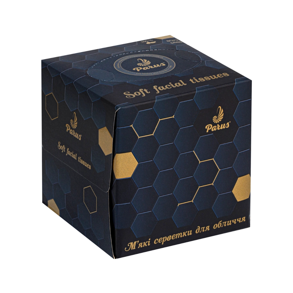 Серветки косметичні Parus 2 шари 80 шт. (4820205440397) - зображення 1