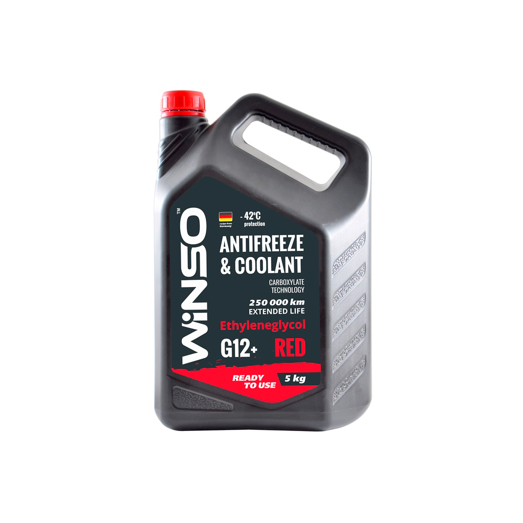 Антифриз WINSO WINSO RED G12+ red 5kg (880910) - изображение 1