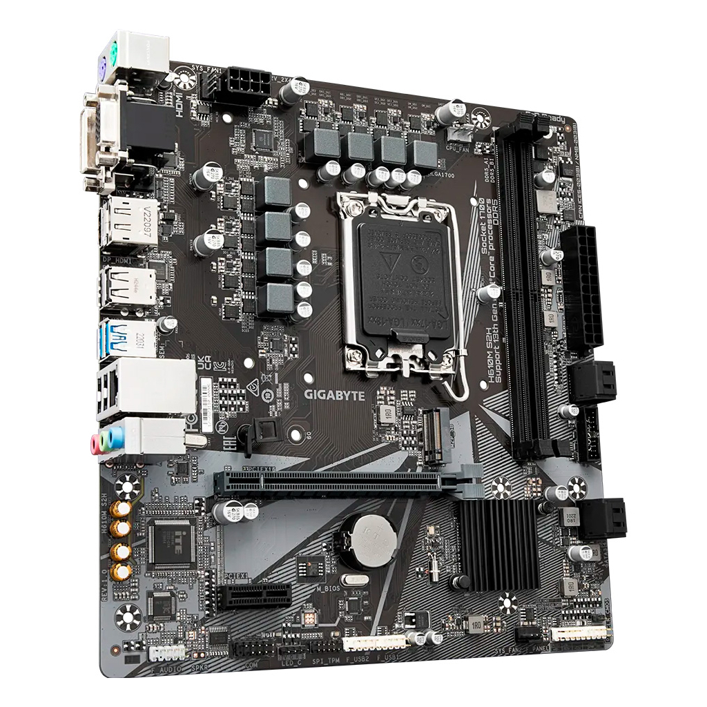 Материнська плата GIGABYTE H610M S2H - зображення 3