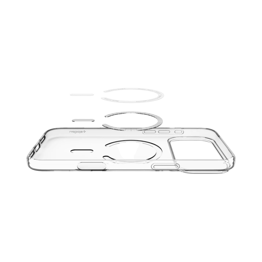Чохол до мобільного телефона Spigen Liquid Crystal MagFit iPhone 17 Pro Clear White (ACS10396) - зображення 6