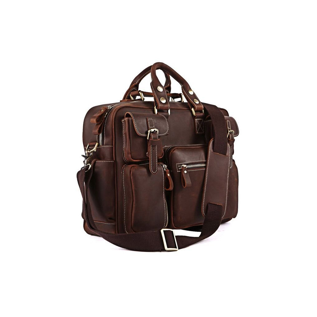 Сумка Vintage Шкіряна Коричнева (14075) - зображення 1