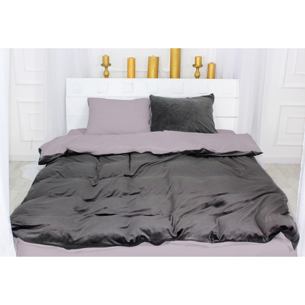 Постільна білизна MirSon Велюр Winter Delicate 28-0098 Fusto 160х220 (2200004047614) - зображення 1