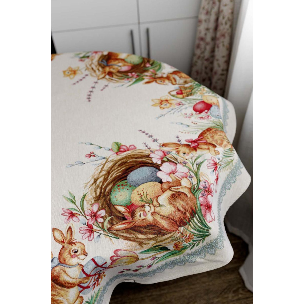 Скатертина Прованс oval гобеленова Злагода 135х240 см (034187) - зображення 5