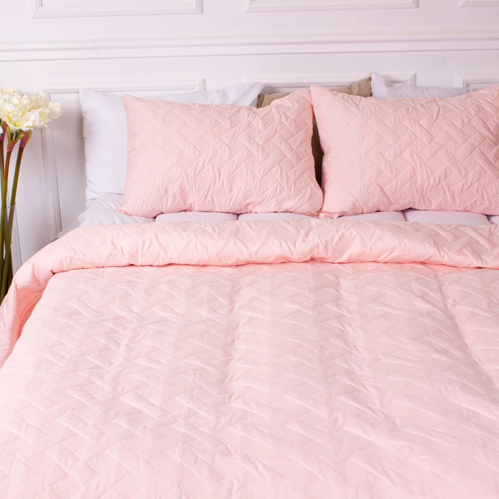 Покривало MirSon набір Deep Line №7101 Creole Pink 180х210 + 2 наволочки 50х70 (2200005623596) - зображення 4