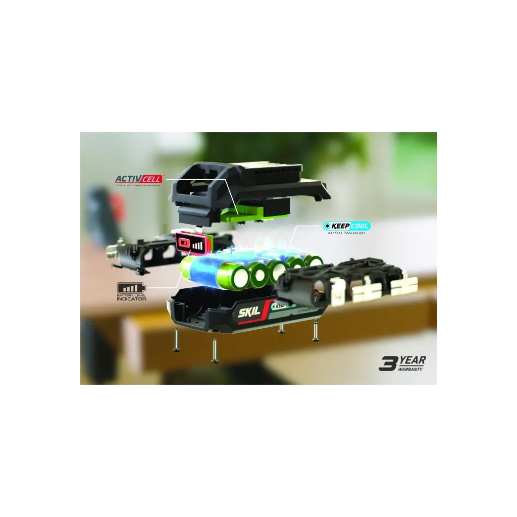 Акумулятор до електроінструменту Skil BR1E3102 AA, 2,5 Ah (11072600201) - зображення 4