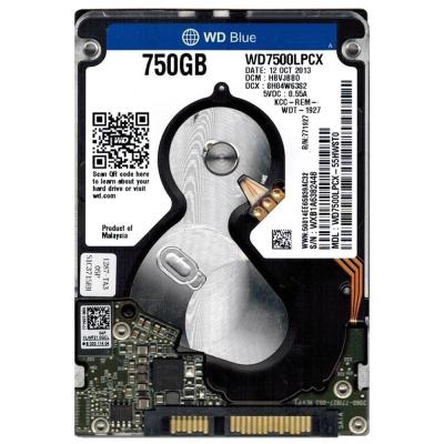 Жорсткий диск для ноутбука 2.5" 750GB WD (#WD7500LPCX-FR#) - зображення 1