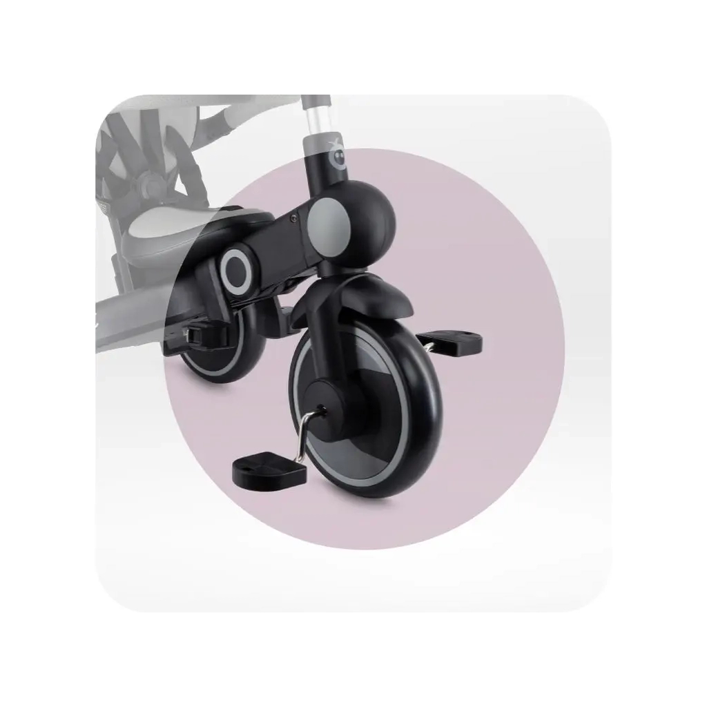 Дитячий велосипед MoMi Solivia grey 4 в 1 (ROTR00017) - зображення 4