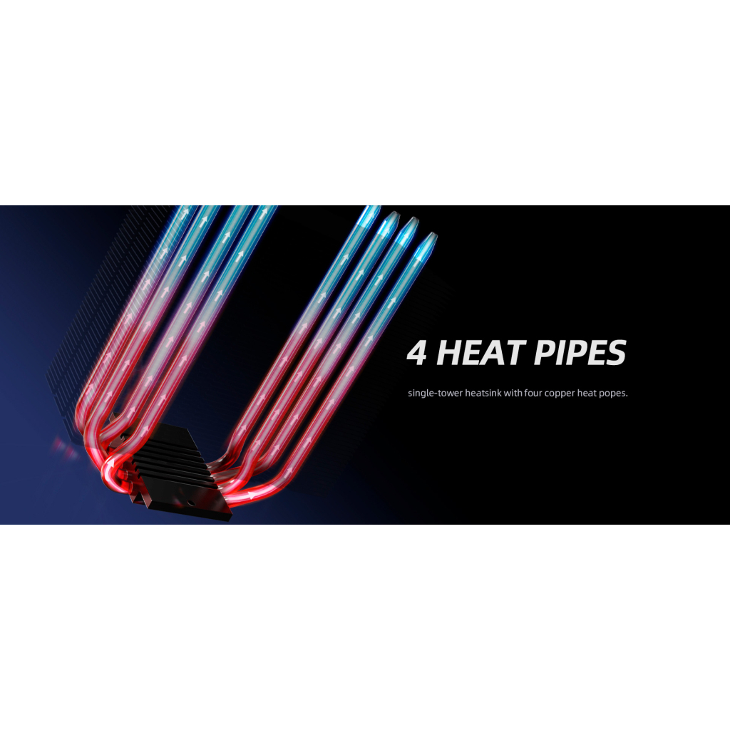 Кулер до процесора ID-Cooling FROZN A410 Black - зображення 9