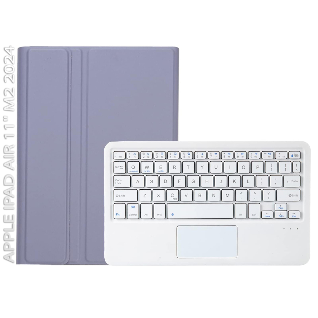 Чохол до планшета BeCover Keyboard+TouchPad Apple iPad Air 11" M2/M3 (2024/2025) Purple (712600) - зображення 1